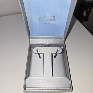 Zales Silver Earring Box